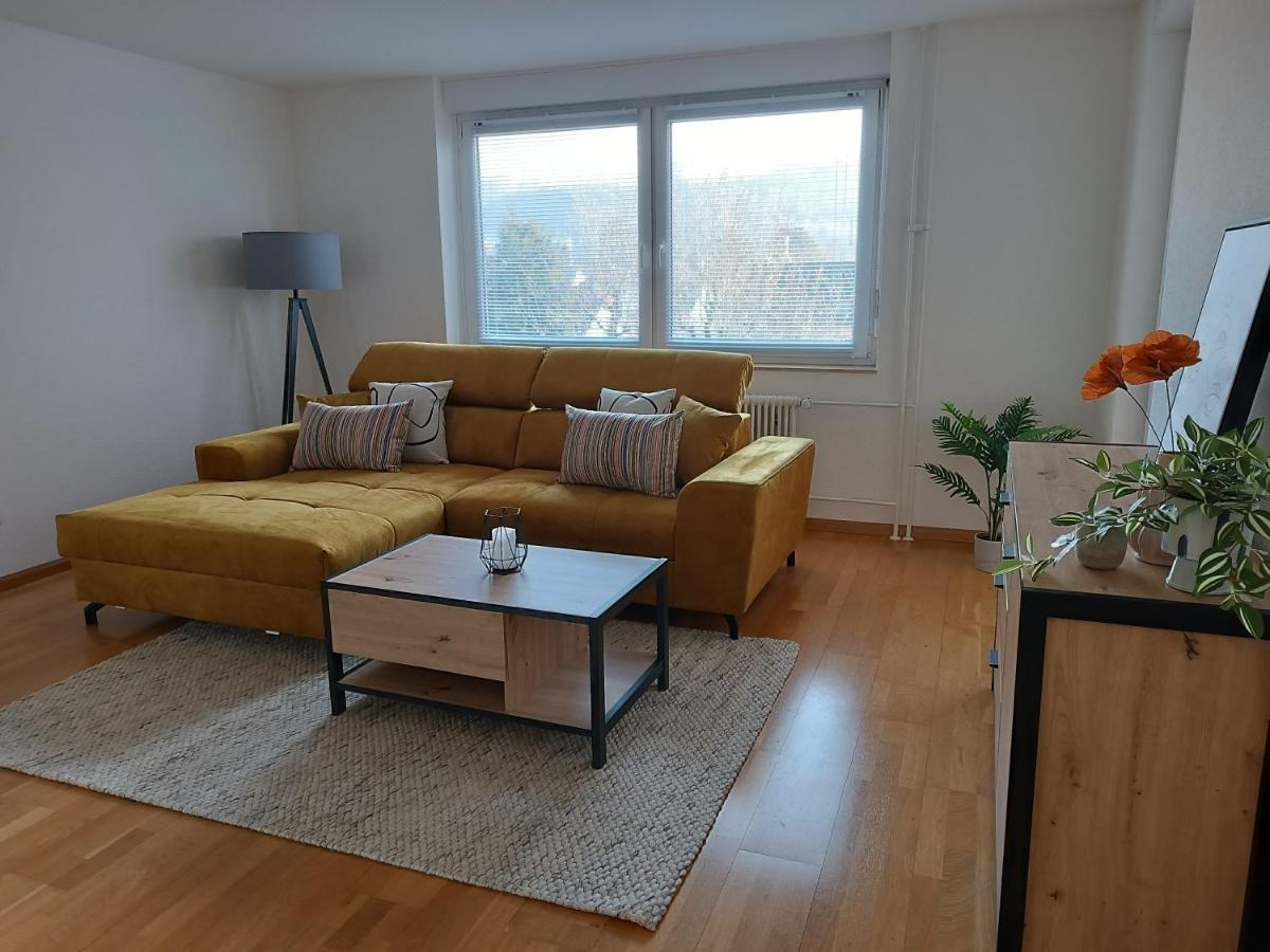 Apartment "Waldblick" - 77 Qm, 2 Schlafzimmer, Direkte S-Bahnverbindung Nach Basel, Schweiz Maulburg Kültér fotó